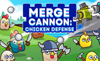 Merge Cannon: Chicken Defense